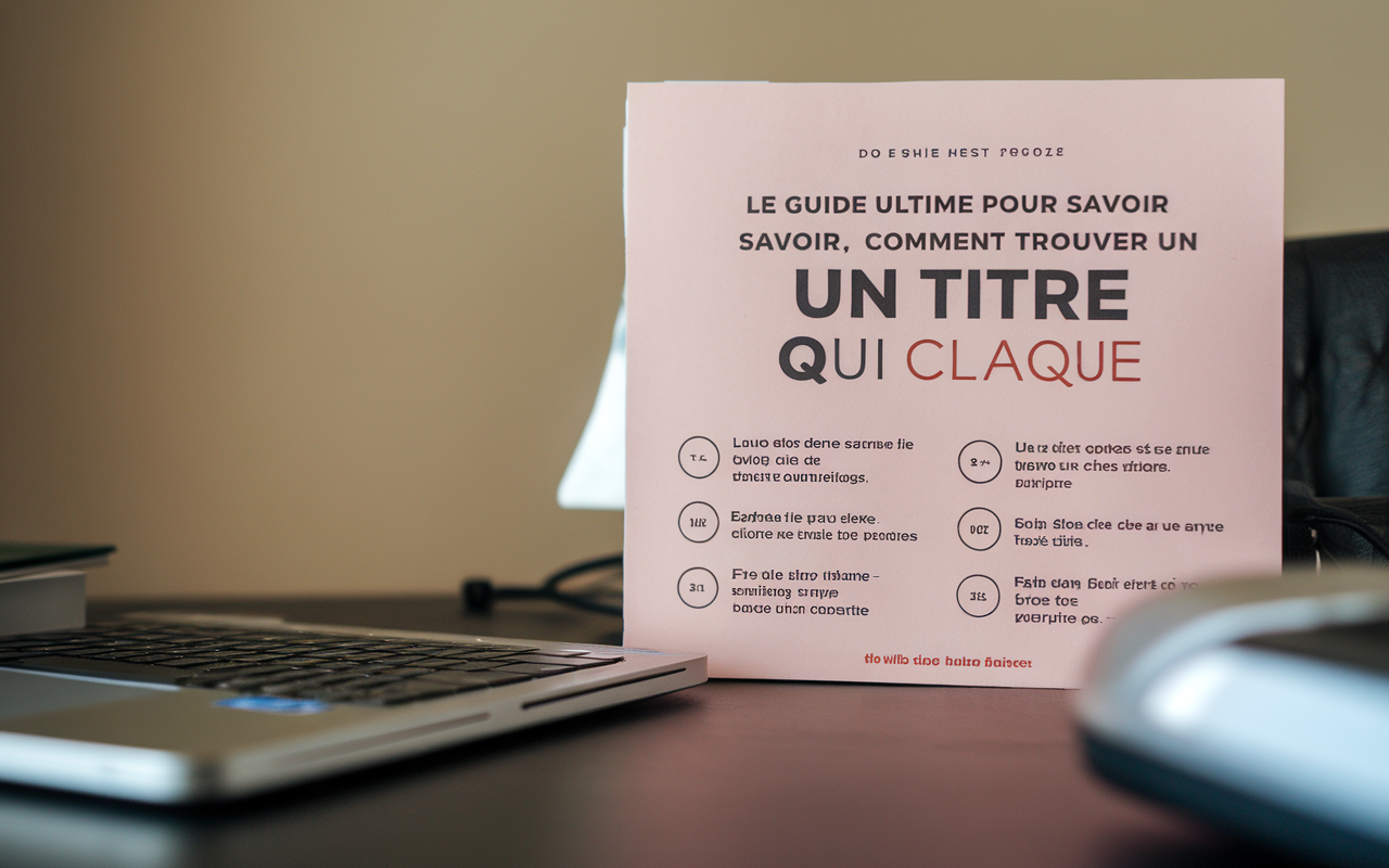 Comment trouver un titre percutant pour votre stratégie marketing