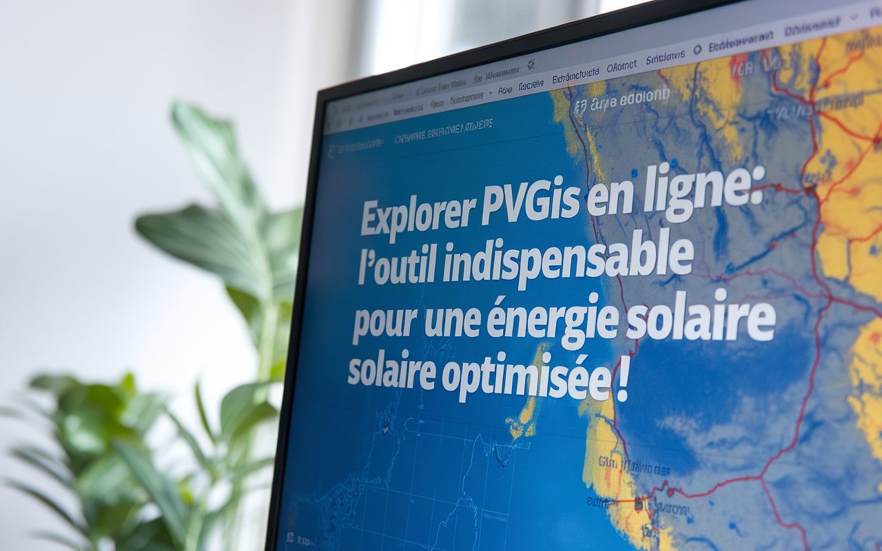 Pvgis Outil essentiel pvgis en ligne pour optimiser l'énergie solaire