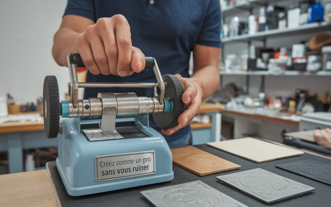 Créez comme un pro sans vous ruiner : bien choisir votre machine à embosser pas cher