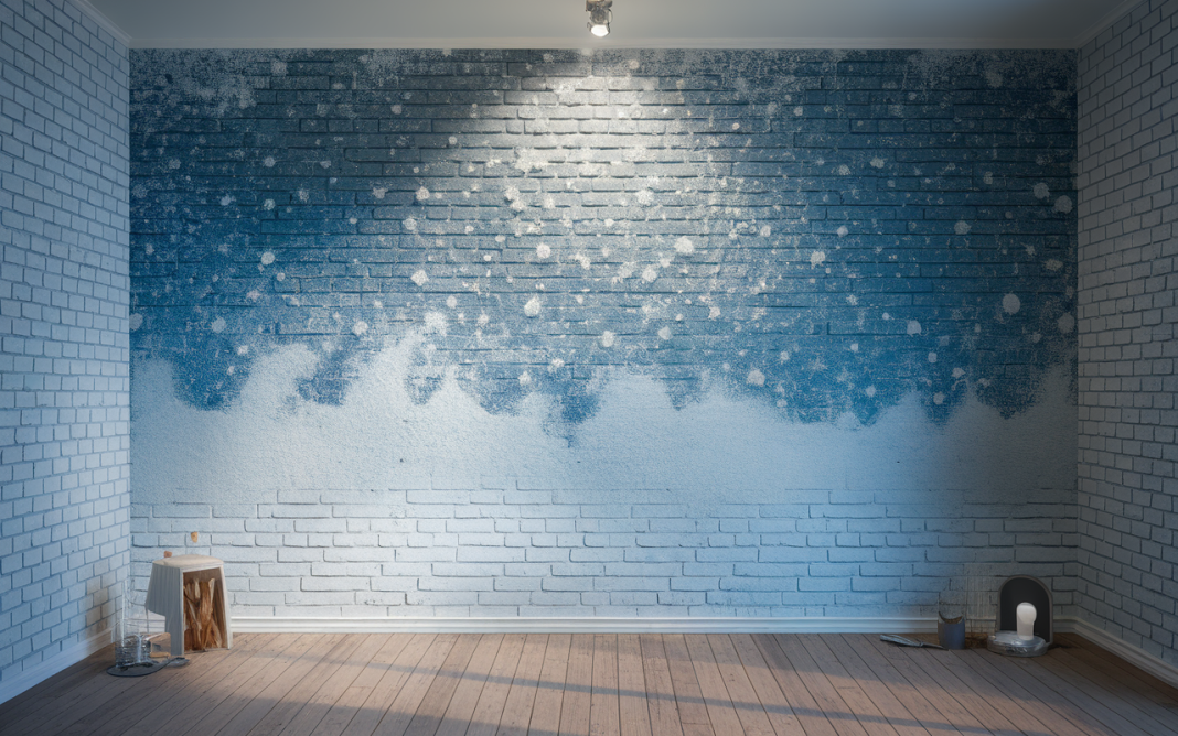 Quand vos murs se couvrent de magie : la peinture effet neige