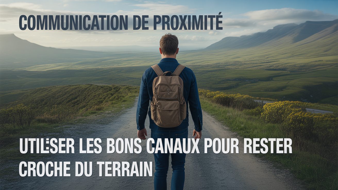 utiliser les bons canaux pour rester proche du terrain