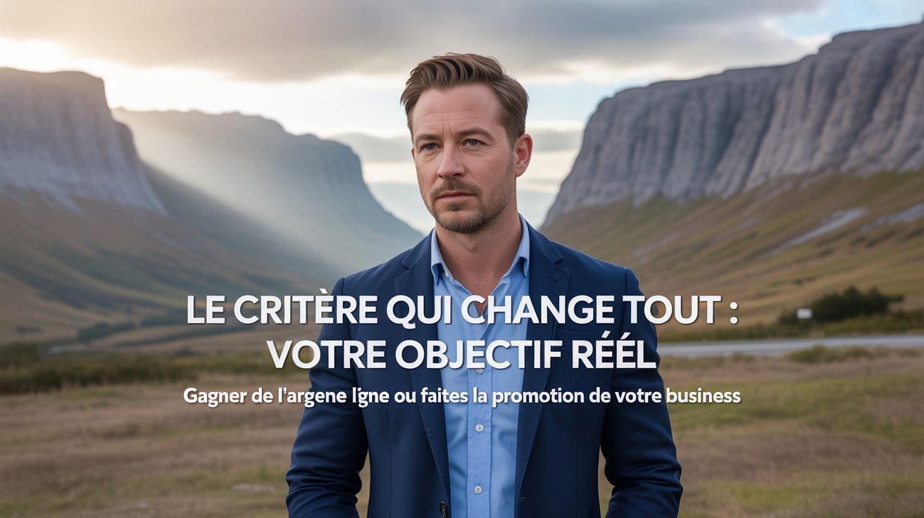 le critere qui change tout votre objectif reel
